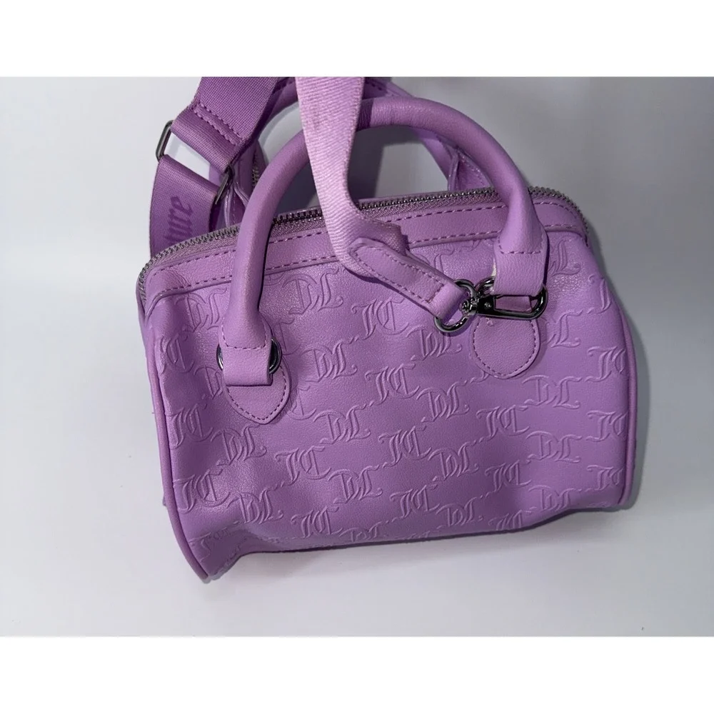 Juicy Couture Purple Purse Hand Tote Bag RN#108833 Great Condition. Camera Case